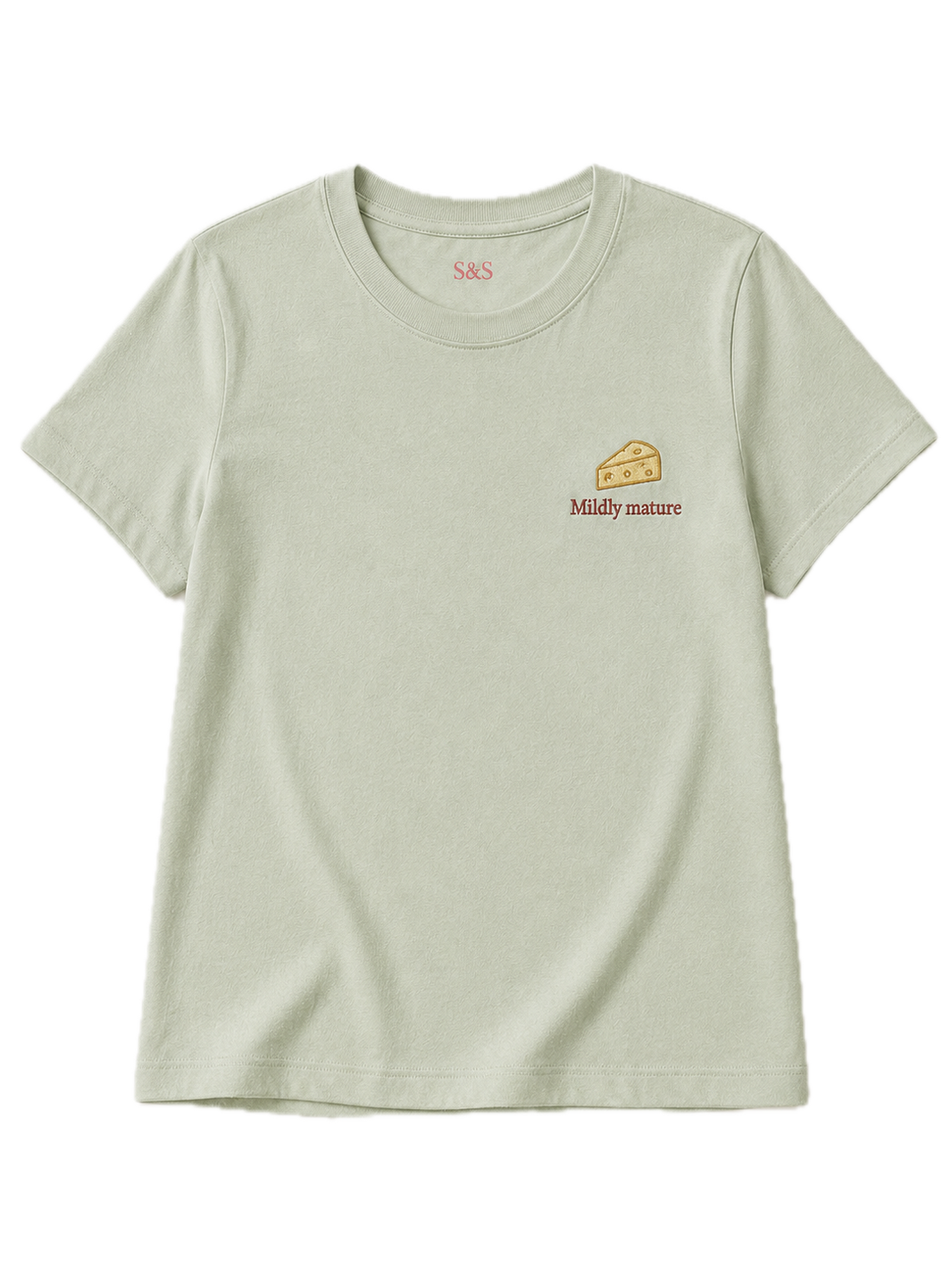 Sage Mildly Mature embroidered T-shirt