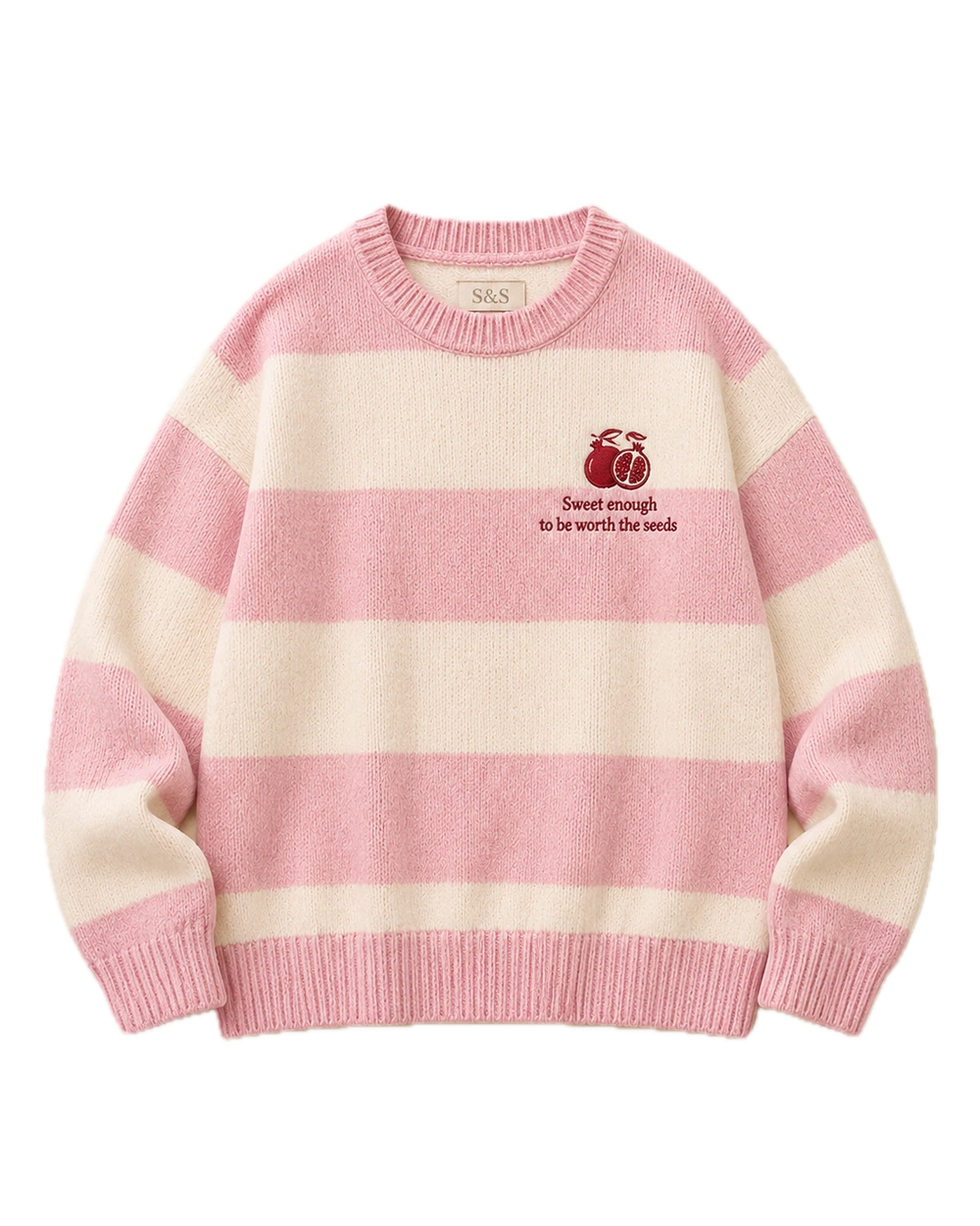 Strickpullover "Sweet Enough" mit Streifenmuster