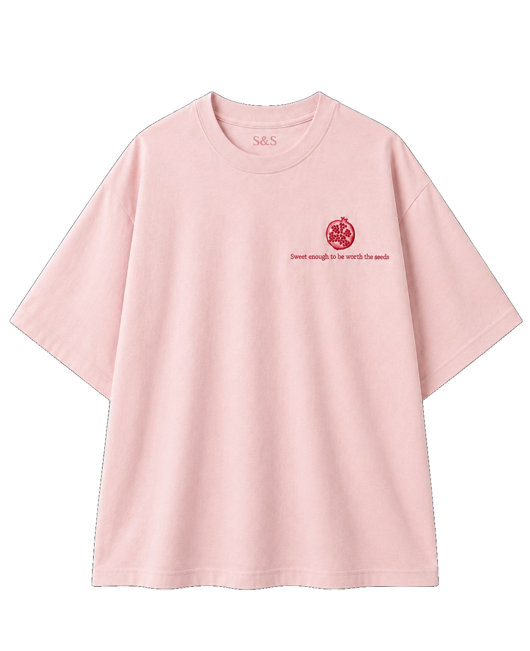 Sweet Enough pink oversized T-shirt